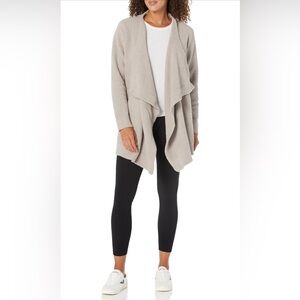Ugg Women’s Phoebe Wrap Sweater. Open drape cardigan. Cozy Ugg Sweater. Granite